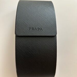 PRADA Large Black Sunglasses Eyewear Case Holder